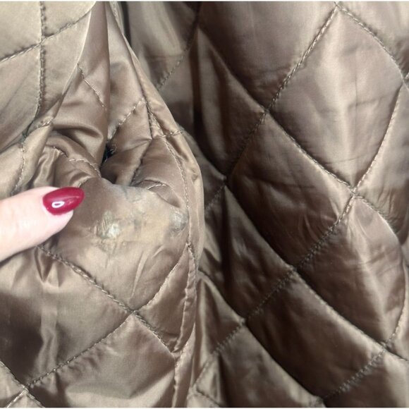 Guess Cord Sherpa Trucker Jacket Utility Brown Button Down Men Size XL - Picture 6 of 16